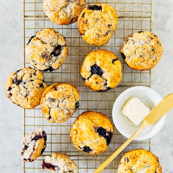 small batch blueberry scones