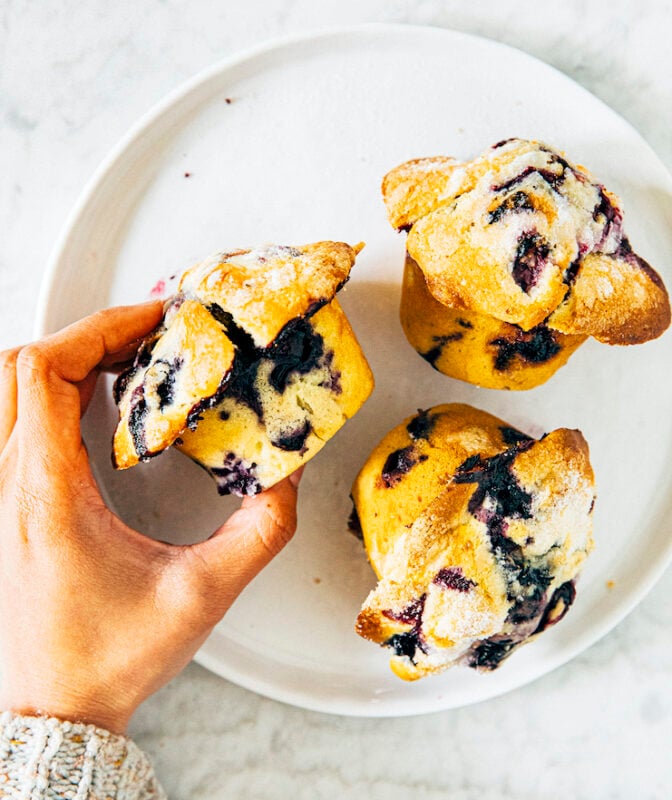 small batch blueberry muffin recipe
