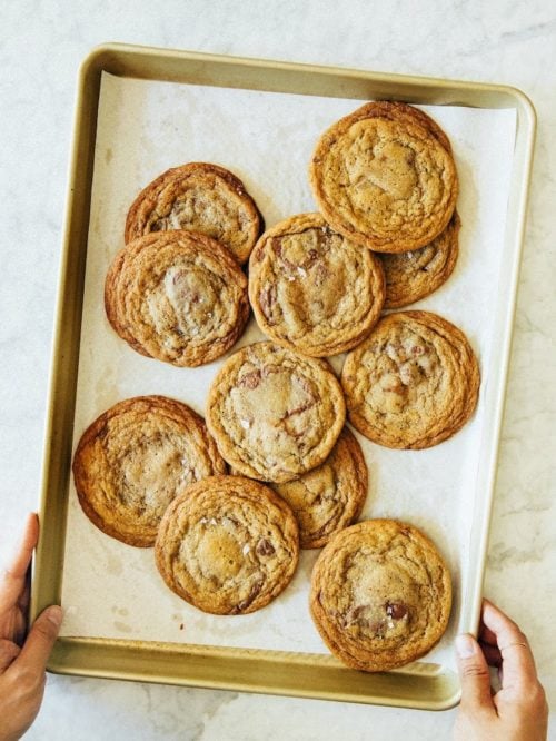 Brown Butter Toffee Chocolate Chip Cookies » Hummingbird High