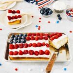 mini american flag cake