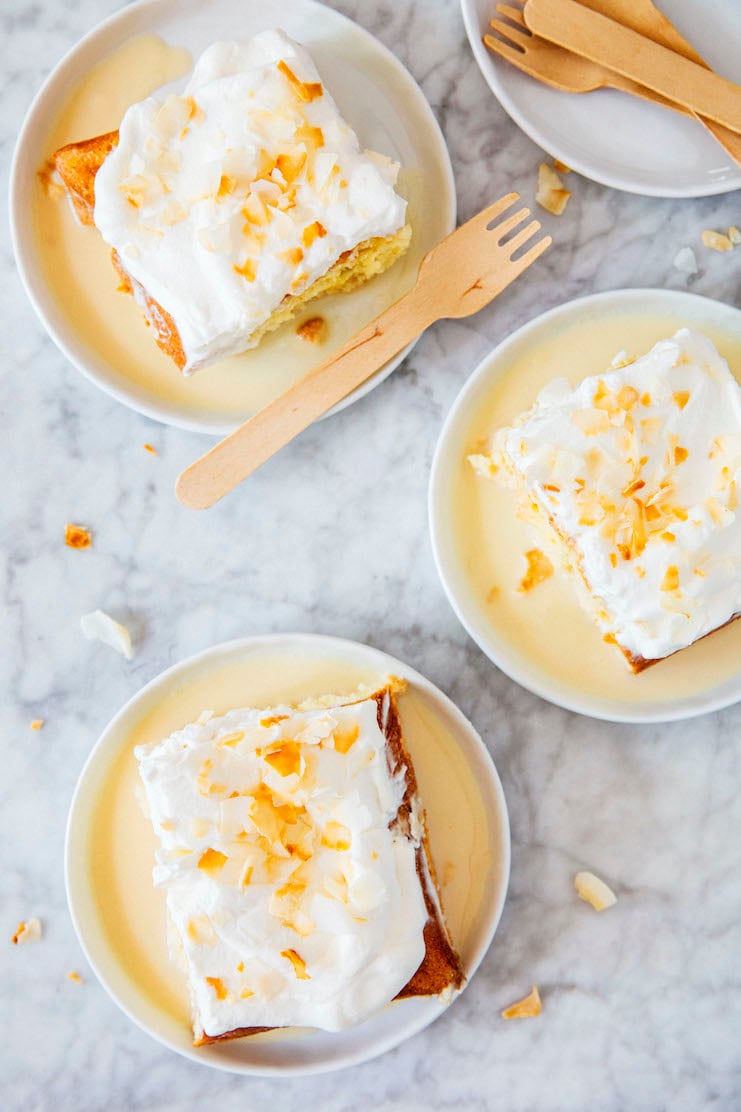 coconut tres leches cake