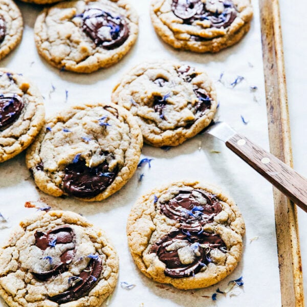 Earl Grey chocolate chip cookies