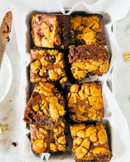 small batch brookie bars