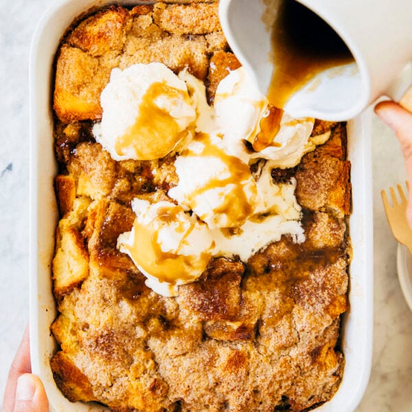 bread pudding with bourbon sauce
