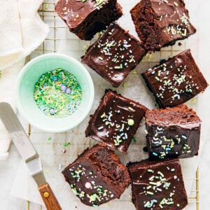 small batch baileys brownies