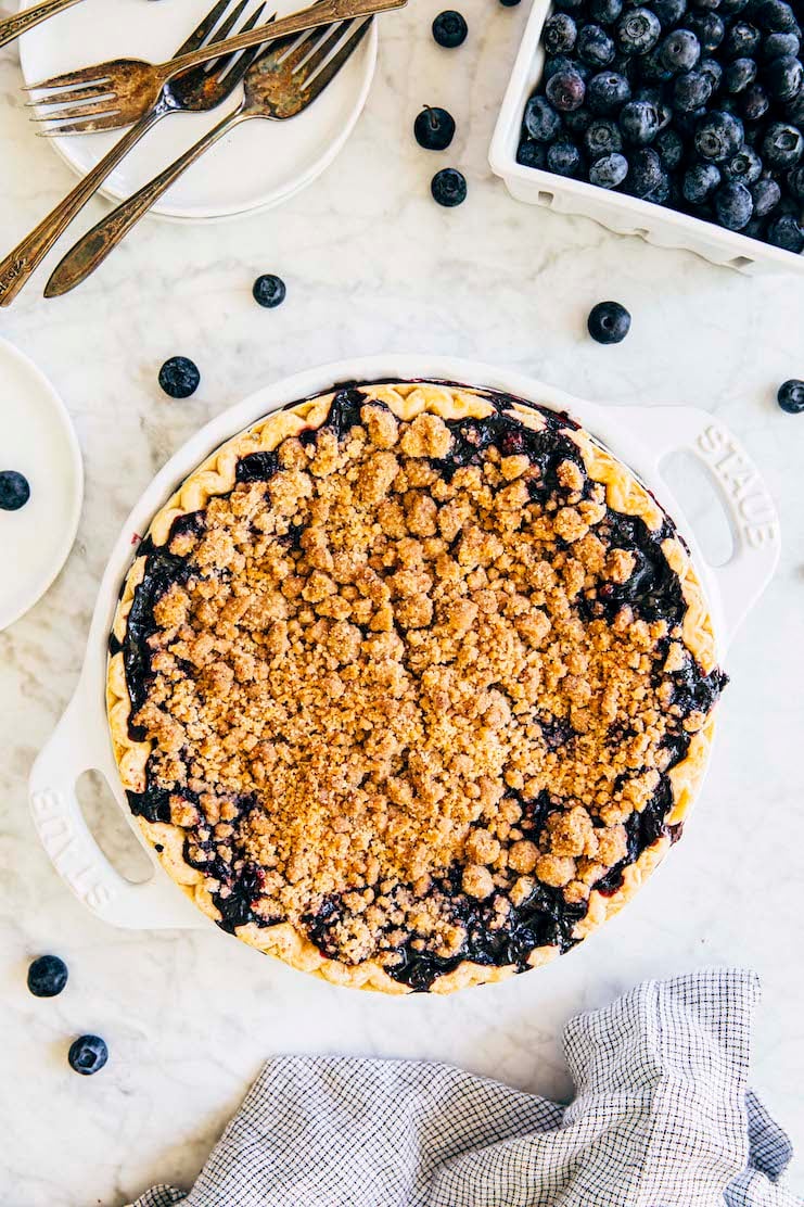 blueberry crumble pie recipe