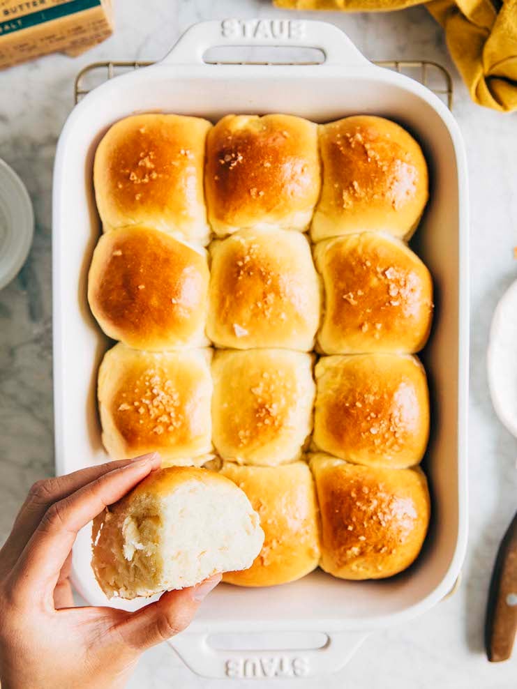milk bread rolls recipe
