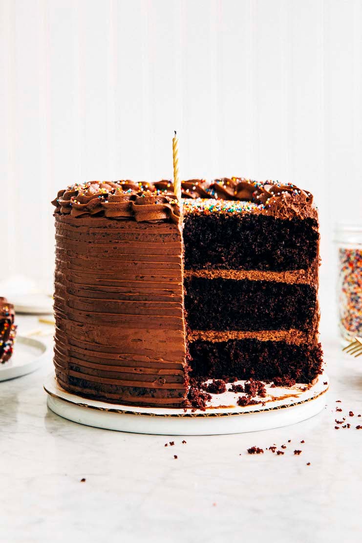 best chocolate birthday cake crumb
