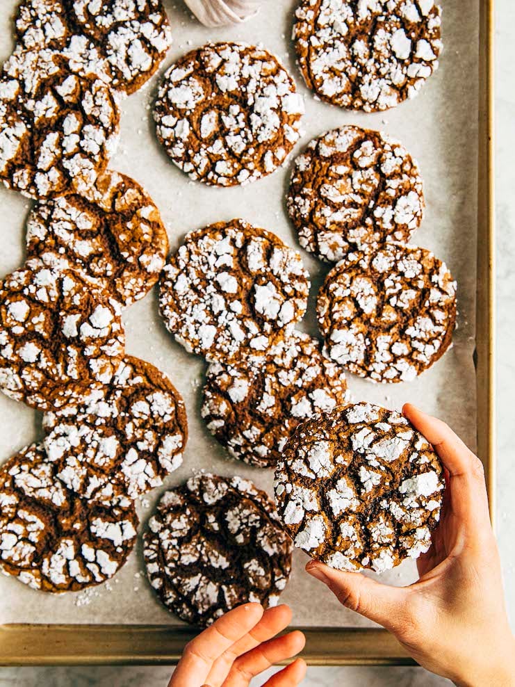 ginger crinkle cookies