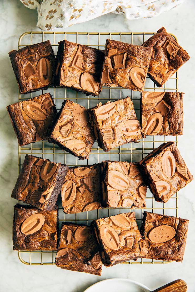 A photo of Claire Saffitz's brownies.