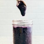 photo of jar full of purple ube halaya jam