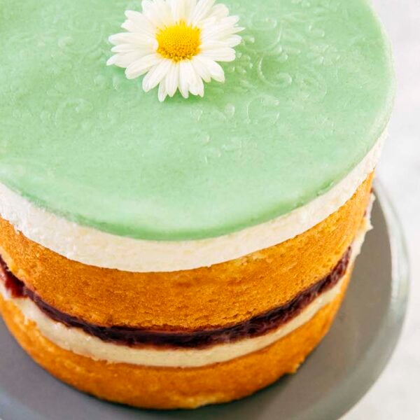 photo of swedish princess layer cake