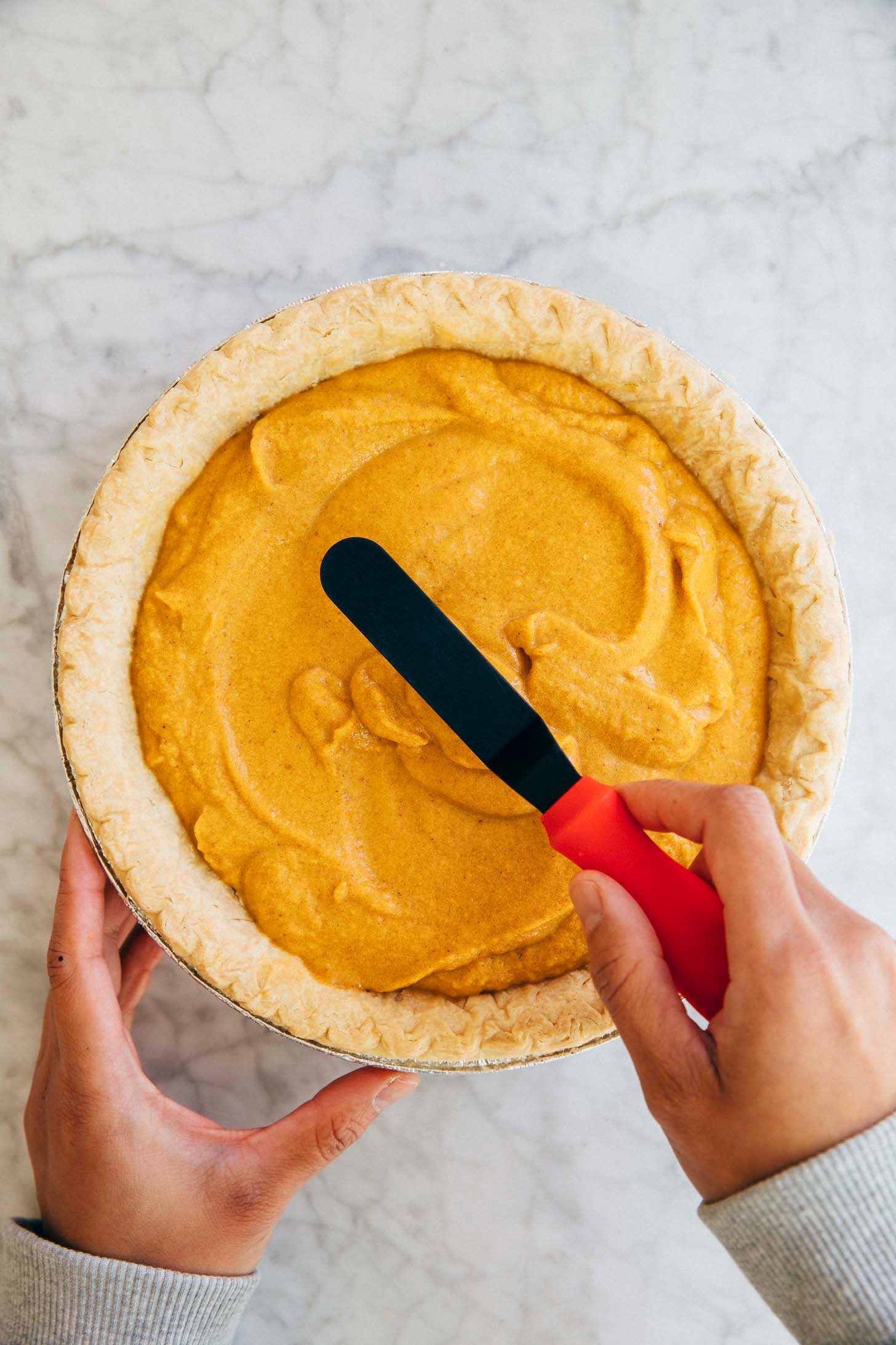 Perfectly Smooth and Tangy Cream Cheese Pumpkin Pie » Hummingbird High