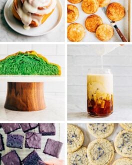 photo showing a 2 x 3 grid of hummingbird high's most popular recipes in 2024