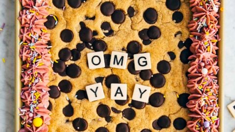 Rectangular 9 x 13 Inch Cookie Cake