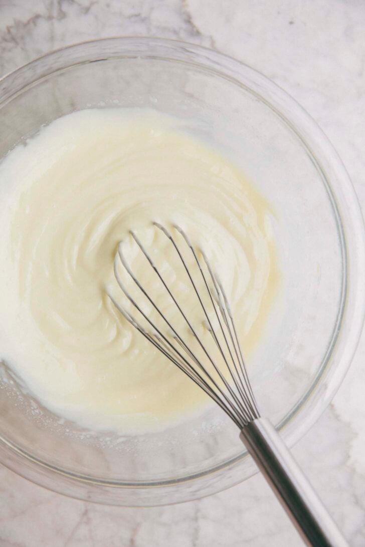 photo of baja blast filling after being mixed with no food coloring