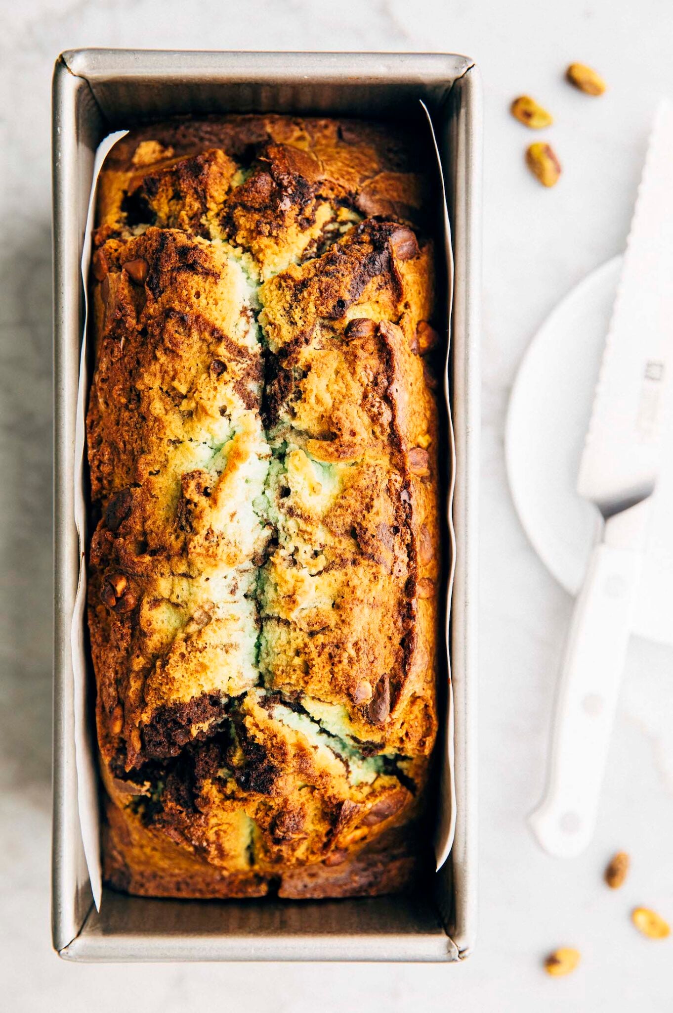Starbucks Copycat Chocolate Pistachio Loaf » Hummingbird High