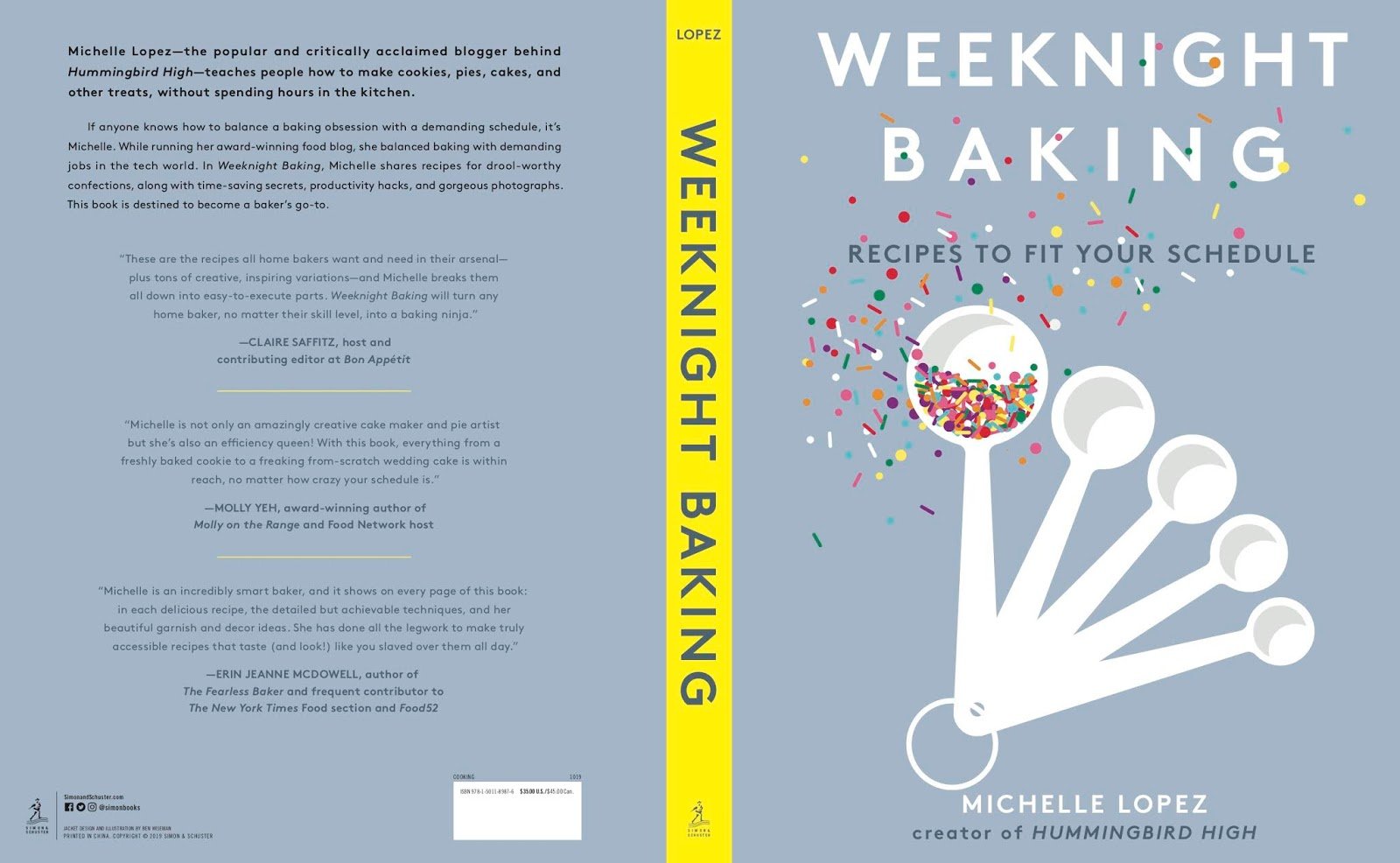 how to write a cookbook: designing the front cover of #weeknightbakingbook  » Hummingbird High